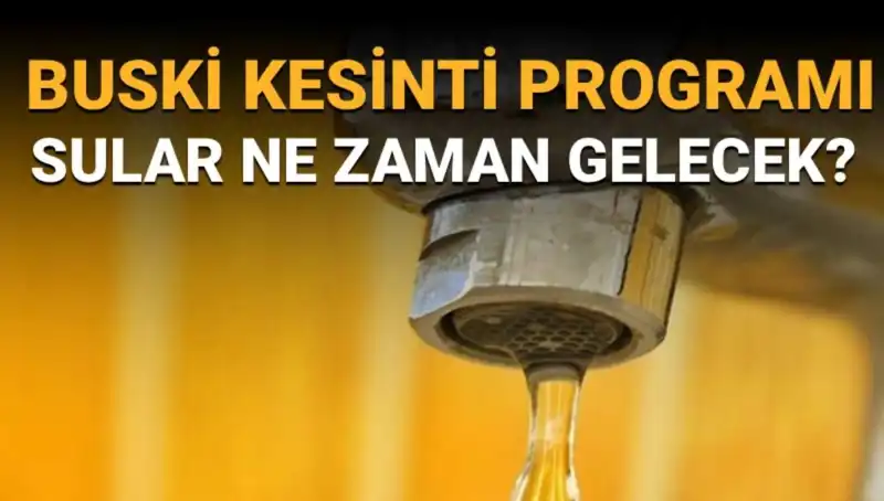 Bursa Nilüfer'de Su Kesintisi: BUSKİ'nin Planladığı Tarihler Açıklandı