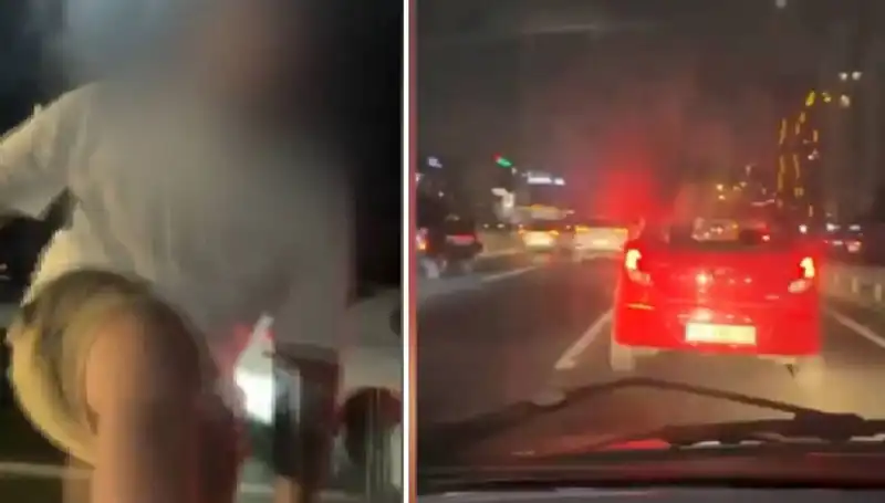Trafik Magandası Kameralara Yansıdı: Tehlike Saçan Anlar