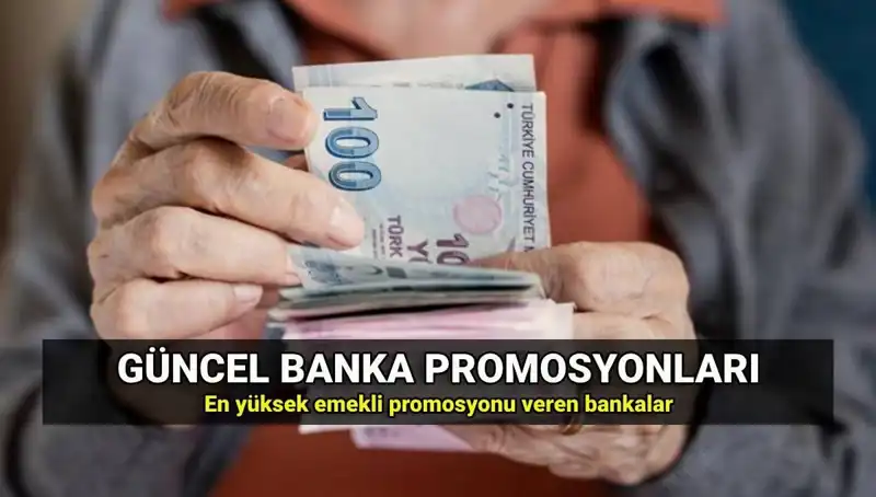 2025’te Emeklilere En Yüksek Promosyonu Veren Bankalar Hangileri?
