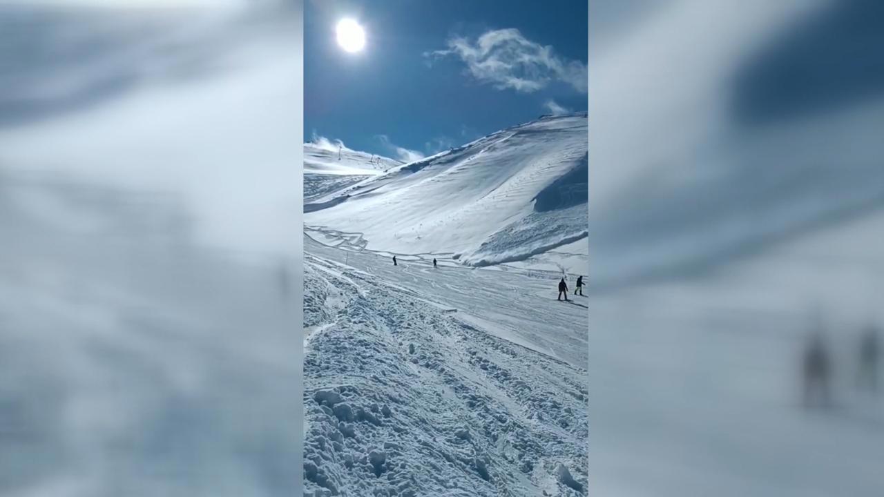 Palandöken'de Çığ Düştü, Kayakçılara Tehlike Uyarısı