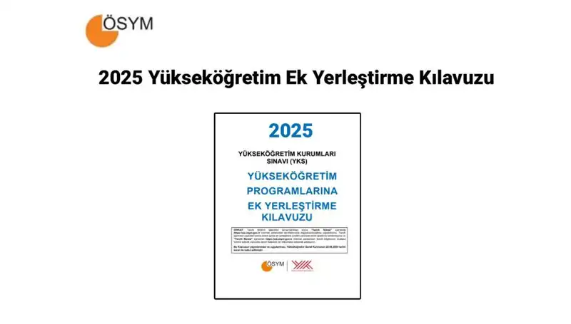 2025 Yükseköğretim Ek Yerleştirme Kılavuzu Yayınlandı: Merak Edilen Tüm Detaylar!