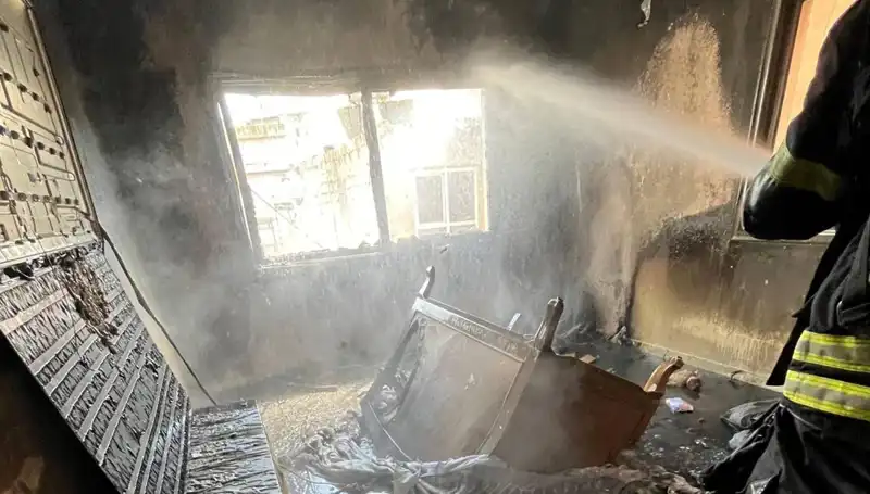 Mersin'de Apartman Dairesinde Yangın: Korkutan Anlar Yaşandı