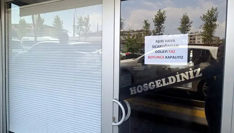 Yaz Sıcakları Türkiye’yi Etkisi Altına Aldı: Esnaf Dükkanını Kapatmak Zorunda Kaldı