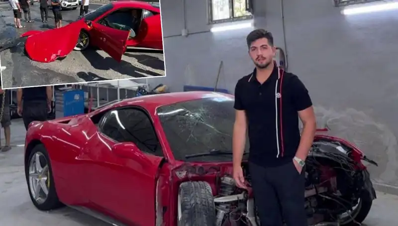 15 Milyonluk Ferrari'nin Hurdaya Dönüşmesi: Sahibinin Gözyaşları