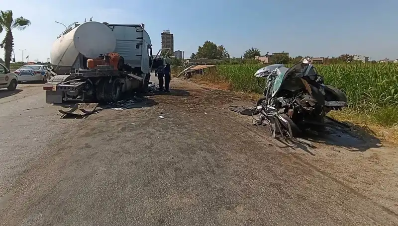 Adana'da Tankerin Otomobile ve Kamyona Çarpması: Feci Kaza