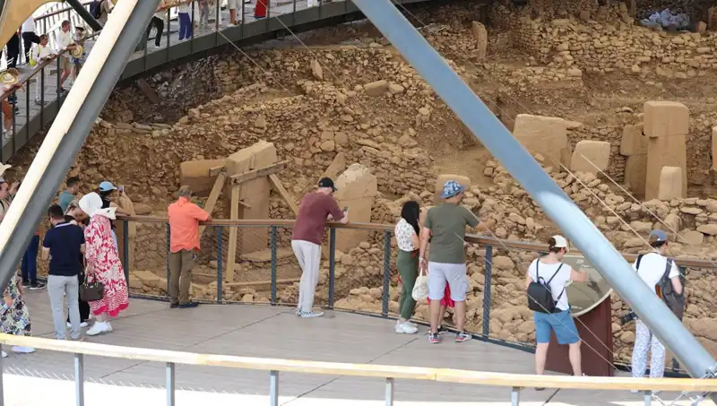 Tarihin Sıfır Noktası Göbeklitepe'de Ziyaretçi Yoğunluğu Rekor Kırıyor
