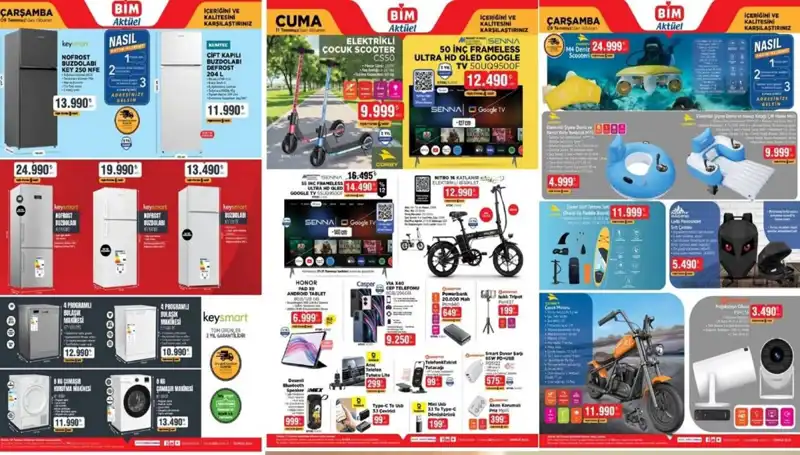 BİM'den Güncel Aktüel Katalog: Teknoloji ve Ev Eşyalarında Fırsatlar!